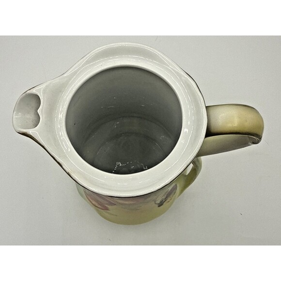 Vintage Jaeger & Co Strawberries Bavaria Hand Painted Porcelain Tea Pot Signed - Picture 9 of 16